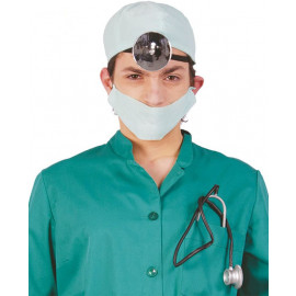 Set Dottore Stetoscopio , Mascherina Specchietto Cappello PS 17134