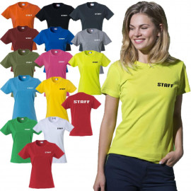 T-Shirt Staff Maglietta Donna Sciancrata Modello Per Donne - PS 28870-007