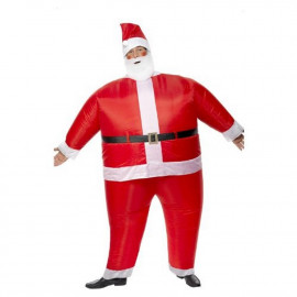 Costume Adulto Natalizio, Babbo Natale Gonfiabile PS 01491