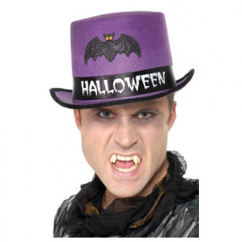 Accessorio Costume Halloween, Cappello a Cilindro Viola *11851