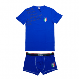 Completo intimo Italia Figc Abbigliamento Estivo Ufficiale Calcio R03276
