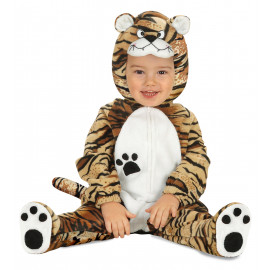 Costume Carnevale Bimbo, Animale Tigre Primi Mesi Tigrotto PS 01823 