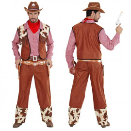 Costume Carnevale CowBoy Cow Boy Travestimento Far West PS 35747