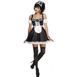 Costume Carnevale Donna Cameriera , French Maid PS 08587