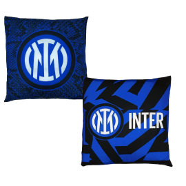 Cuscino Inter Nero Blu Da Salotto Gadget FC Internazionale 36 cm  PS 02827