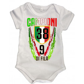 Body Neonato Campioni D'Italia 38 Scudetti 9 Di Fila PS 28954-campioni37