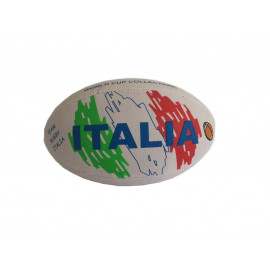 Palla da Rugby Italia in Gomma Pallone Misura 30 cm PS 31406