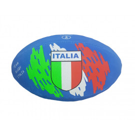 Palla Rugby Italia Blu in Gomma Pallone Misura 5 PS 36604
