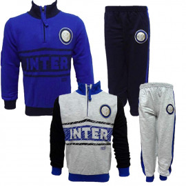 Pigiama Bimbo Inter Felpato Abbigliamento Calcio FC Internazionale PS 10204