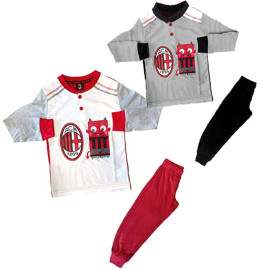 Pigiama Milan Serafino Bambino Abbigliamento Calcio ACM Milan PS 40816