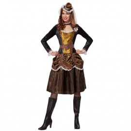 Costume Carnevale Donna Steampunk Girl PS 26246