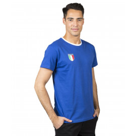 T-shirt Italia Uomo Cotone Manica Corta Personalizzabile con Nome e Numero PS 40449