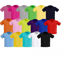T-shirt Neonato Cotone Manica Corta Personalizzabile JHK PS 30304