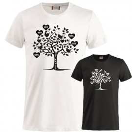 T-Shirt Albero Della Vita Personalizzata Con Nomi PS 27431-ADV
