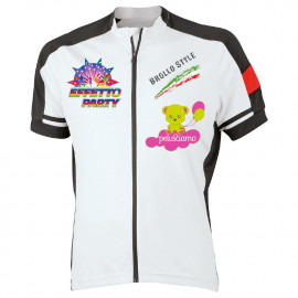 T-shirt Ciclismo Uomo Men's Bike-T Full Zip JN454 Personalizzabile PS 31828