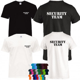 T-shirt Uomo Security Team Maglietta Manica Corta Sicurezza JHK PS 29829-Security