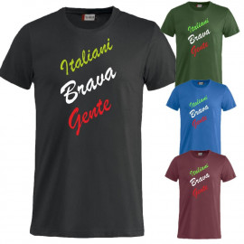 T-Shirt Uomo Italiani Brava Gente Magliette Simpatiche PS 27431-A006