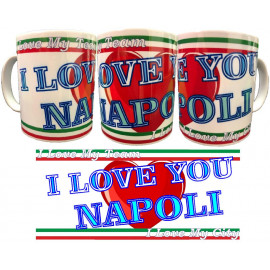 Tazza Con Manico I Love You Napoli Gadget Idea Regalo PS 09370-102