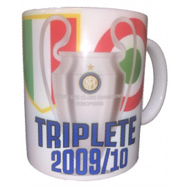 Tazza Con Manico Triplete Inter 2009/10 Gadget Idea Regalo PS 09370-Triplete