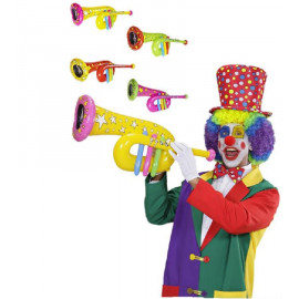 Tuba tromba gonfiabile 63 cm accessori x costume carnevale clown *19759