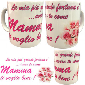 Tazza Mamma Ti Voglio Bene Idea Regalo Festa Della Mamma PS 05884