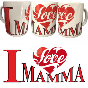 Tazza I Love Mamma Festa Della Mamma Tazze In Ceramica PS 09370-mamma002