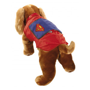Cappottino Impermeabile Cane Superman - Vestito per cani *14824