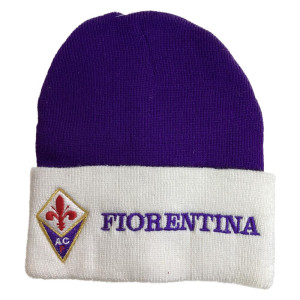 Cappello Pon Pon Invernale Berretto ACF Fiorentina Viola PS 10898 Pelusciamo Store Marchirolo