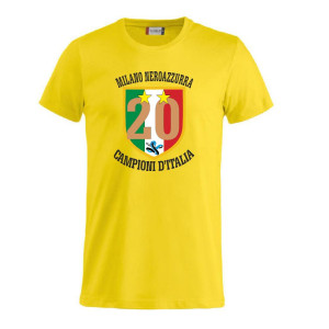 T-shirt Scudetto Milano Neroazzurra Campioni D'Italia 2024 20 Scudetti PS 27431-A042