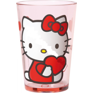 Accessori tavola bambini Bicchiere Trasparente hello Kitty melamina *06971