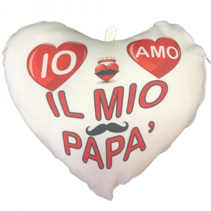 Mini Cuscino Festa Del Papa' Sei Il Mio Campione Papa' 25 cm PS 12903-001 Pelusciamo Store Marchirolo (VA) Tel 0332 997041