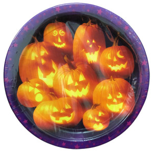Piatti di Carta Halloween 17 CM - Confezione da 8 PS 14407