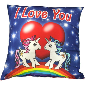 Cuscino I Love You Unicorni Idea Regalo San-Valentino 30X30 Cm PS 21201 pelusciamo store Marchirolo
