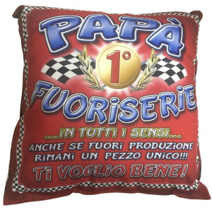 Cuscino Papa' Fuoriserie In Tutti i Sensi 30X30 Cm PS 21476 pelusciamo store Marchirolo