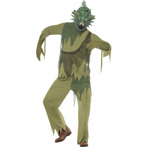 Costume Adulto Halloween Mostro della Laguna
