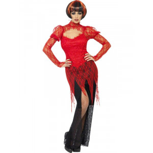 Costume Halloween Carnevale Donna Vampira Gotica horror smiffys 