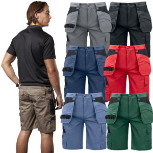 Bermuda Uomo Da Lavoro Multitasche Pantaloncino Personalizzabile Projob PS 33313 - BS