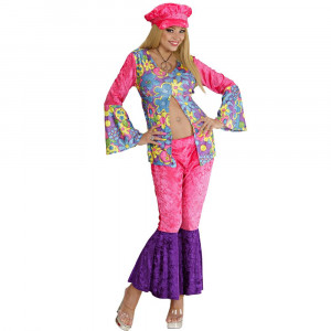 Costume Carnevale Donna Hippie Figli dei Fiori Anni 60 PS 28705 Pelusciamo Store Marchirolo