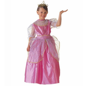 Costume Carnevale bambina principessa rosa princess beauty queen *20117 Pelusciamo store