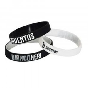 Kit 3 braccialetti Da Ragazzo In Silicone Bianconeri Juventus JJ PS 00913 Pelusciamo Store Marchirolo