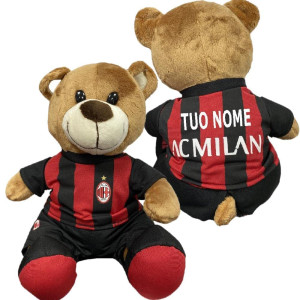 Peluche Orsetto AC Milan 18 cm Mascotte Teddy Bear PS 10931