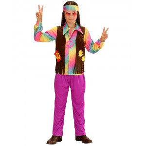 Costume Carnevale Bambino Hippie Anni 60 PS 26174 Figli Dei Fiori Pelusciamo store Marchirolo