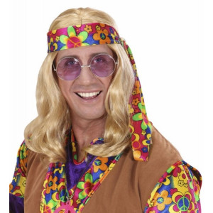 Parrucca hippie dude anni 60 Accessori Costume Carnevale *20068 pelusciamo store