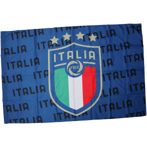 Bandiera Nazionale Italiana FIGC 100x140 Cm Bandiere Italia PS 06339 Pelusciamo Store Marchirolo