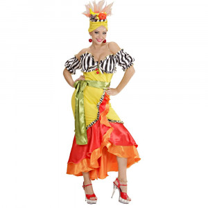 Costume Carnevale Donna Miranda Travestimento Brasil  PS 35732 Pelusciamo store