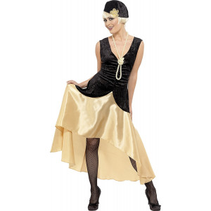 Costume Carnevale Donna vestito Charleston anni 20 Gatsby