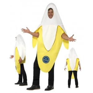 Costume Carnevale Adulto Banana Spit Sbucciata PS 17562 Pelusciamo Store marchirolo