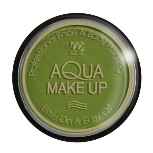 Trucco ad Acqua, Make Up  Verde body painting professionale 15gr  