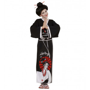 Costume Carnevale Bimba,Ragazza, Kimono Geisha Giapponese | Pelusciamo.com