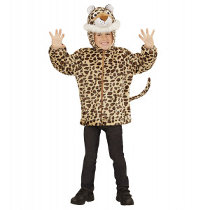 Costume Carnevale Bimbo Felpa Leopardo | Pelusciamo.com